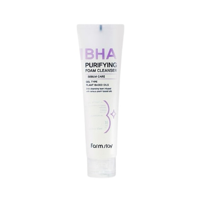 Пенка для умывания FarmStay Bha Purifying Foam Cleanser 150ml, фото 1 Пенка для умывания FarmStay Bha Purifying Foam Cleanser 150ml, фото 1